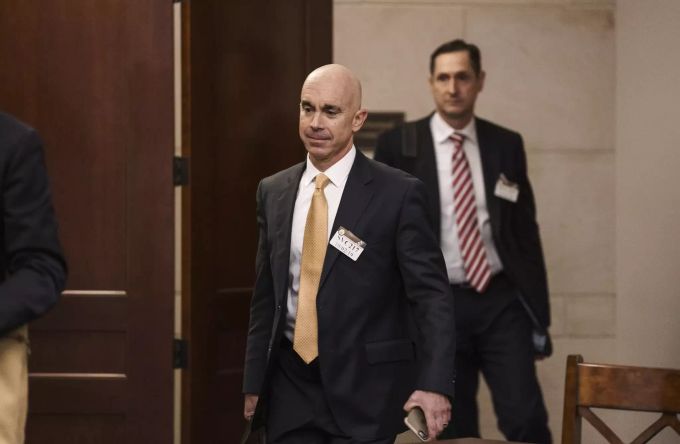 Der Generalinspektor des Aussenministeriums Steve Linick. Trump Impeachment