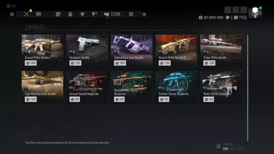 Ghost Recon Cash Shop