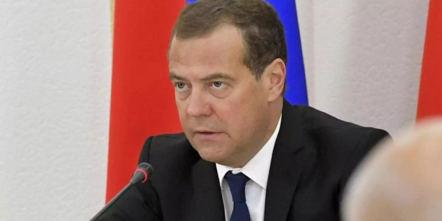 Der russische Regierungschef Dmitri Medwedew kritisierte die Wada-Strafen. Foto: Alexander Astafyev/Pool Sputnik Government/AP/dpa