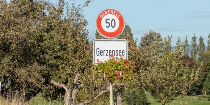Ortsschild - Gerzensee Ortsschild - Gerzensee