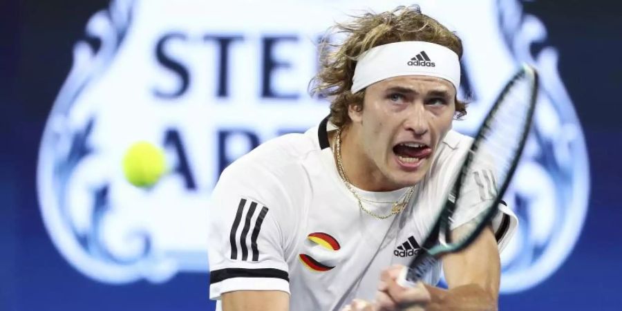 Alexander Zverev verlor sein Match gegen den Australier Alex de Minaur. Foto: Tertius Pickard/AP/dpa