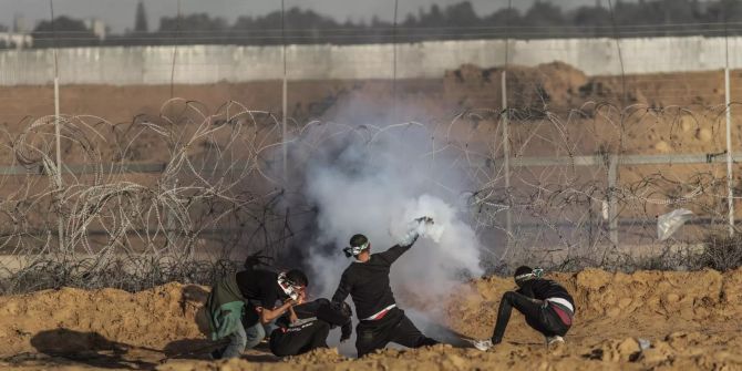 Protests along the border between Israel and eastern Gaza Strip