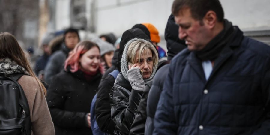 Strassenszene Moskau Russland