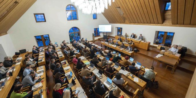Das Stadtparlament der Stadt St.Gallen Parlamentssitzung