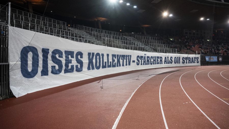 Die Fans setzen ein klares Statement gegen die Kollektivstrafen.