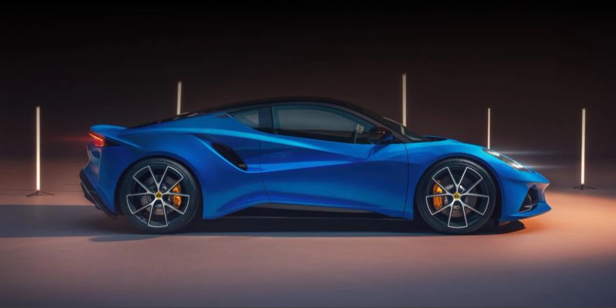 Lotus Emira, Produktfoto, blau