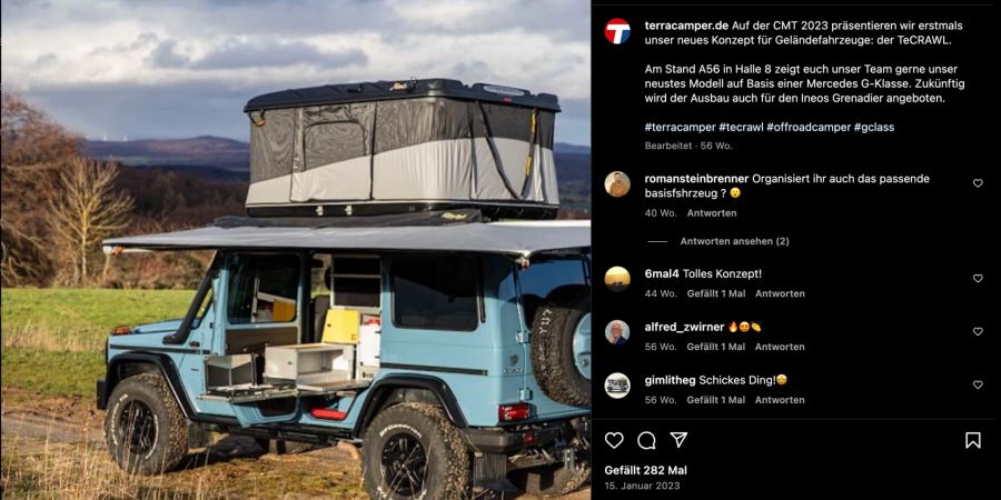 Mit dem Terracamper Tecrawl steht dem Off-Road-Abenteuer nichts mehr im Weg.