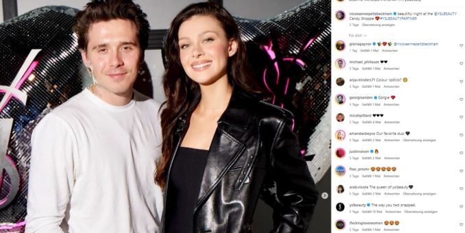 Nicola Peltz-Beckham und Ehemann Brooklyn. Brooklyn Beckham Nicola