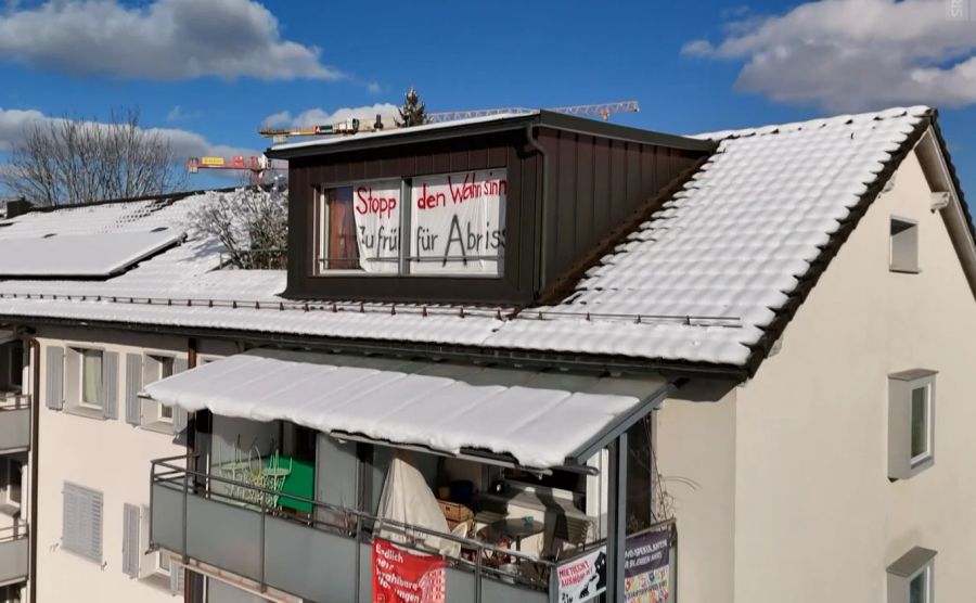 Der geplante Abriss und Neubau sorgt bei den derzeitigen Bewohnern für Unverständnis.