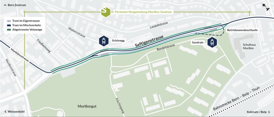 Neugestaltung Morillon-Sandrain