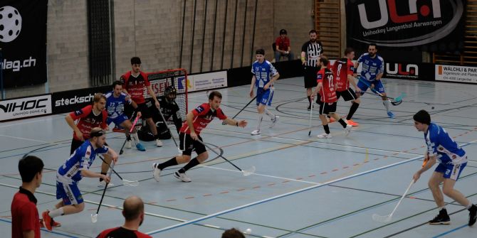 Unihockey Langenthal Aarwangen gegen Unihockey Luzern