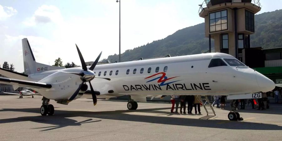 Die Fluggesellschaft Darwin Airline transportiert ab sofort keine Passagiere mehr.