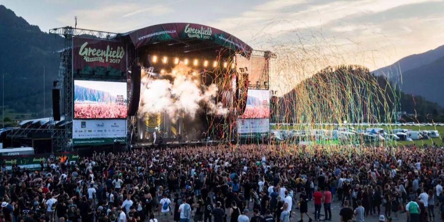 Das Greenfield Festival hat am Donnerstag angefangen.