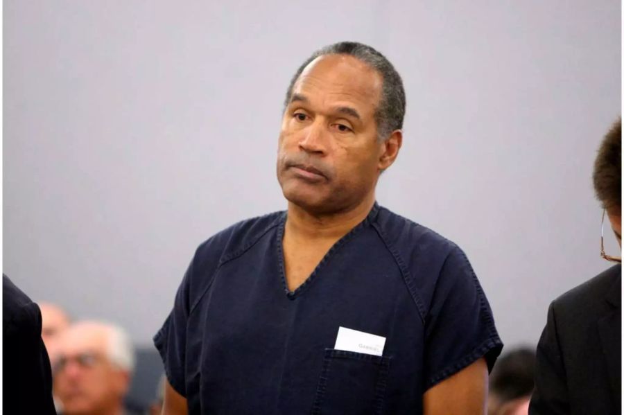 Finstere Miene: O.J. Simpson bei seinem Schuldspruch in Las Vegas 2008.