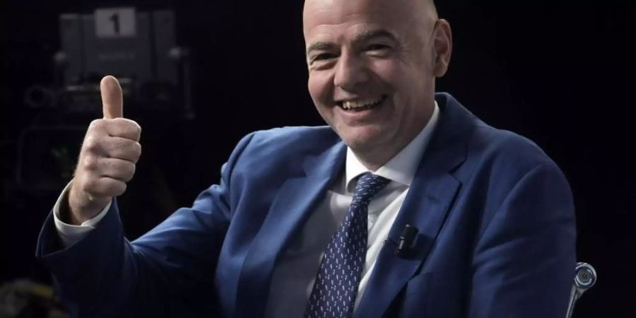 Muss keinen Gegenkandidaten bei der FIFA-Präsidentenwahl fürchen: Gianni Infantino. Foto: Markus Schreiber/AP