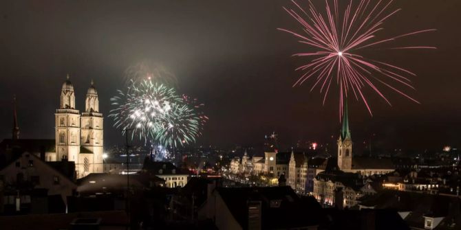 stadt zürich feuerwerk silvester