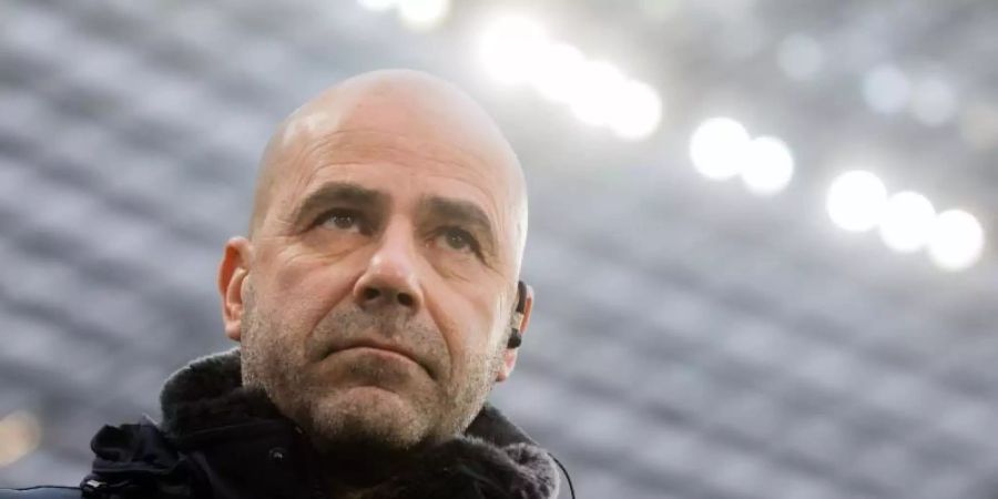 Wil nach der Pokalpleite in Heidenheim Wiedergutmachtung gegen Mainz: Leverkusen-Coach Peter Bosz. Foto: Rolf Vennenbernd