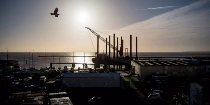 Der Frachthafen von Ramsgate im Südosten Englands Der Frachthafen von Ramsgate im Südosten Englands