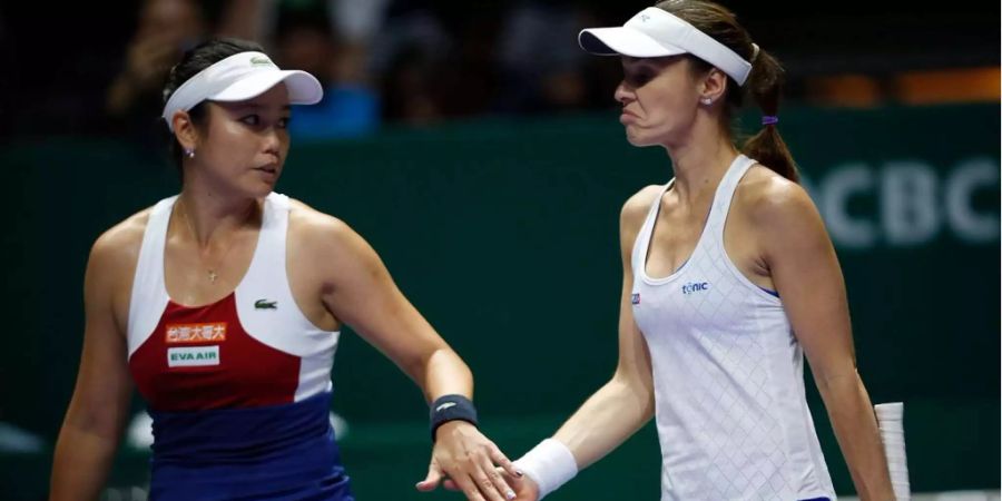 Martina Hingis und Yung-jan Chan scheiden in Singapur aus.