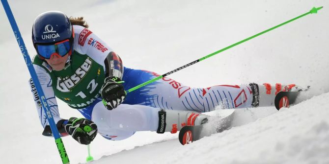 Petra Vlhova fährt im Riesenslalom von Semmering zum Sieg.