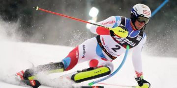 Ramon Zenhäusern fährt in Zagreb im Slalom