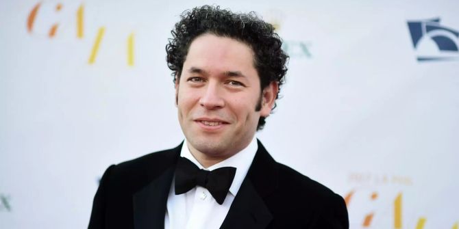 Star-Dirigent Gustavo Dudamel während einer Eröffnungsgala.