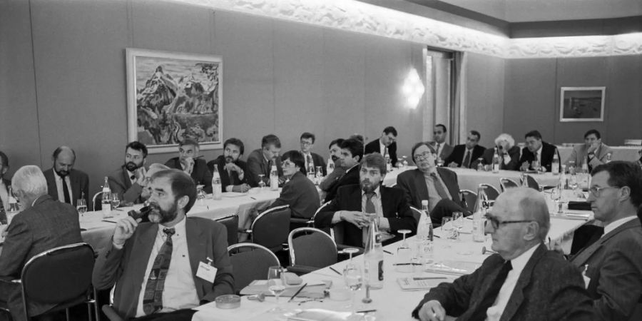 Die Konferenz der Schweizerischen Depeschenagentur SDA fuer Europäische Pressetextagenturen im Grand Hotel Dolder in Zürich.