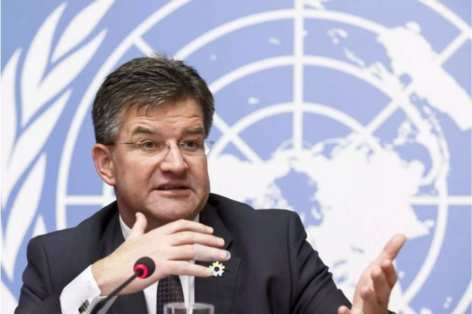 Präsident der UNO-Generalversammlung Miroslav Lajcak in Genf Oktober 2017 - Keystone Präsident der UNO-Generalversammlung Miroslav Lajcak in Genf Oktober 2017 - Keystone
