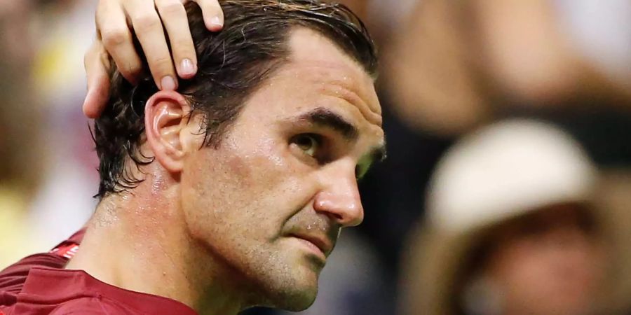 Roger Federer nach der Niederlage am US Open gegen John Millman.