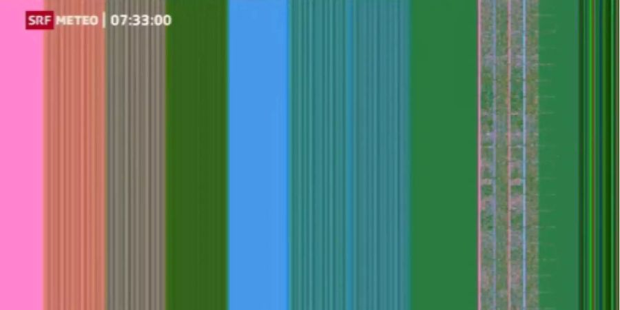 Die technische Störung beeinträchtigte am Dienstagmorgen auch SRF-«Meteo».