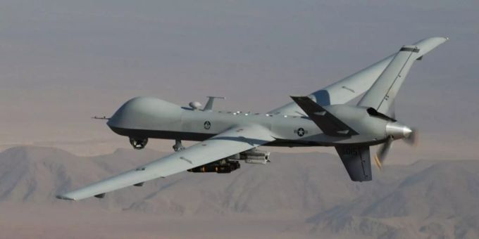 Eine Drohne des Types MQ-9 Reaper. Australien hat Interesse an 12 bis 16 Stück. Eine Drohne des Types MQ-9 Reaper über Afghanistan.