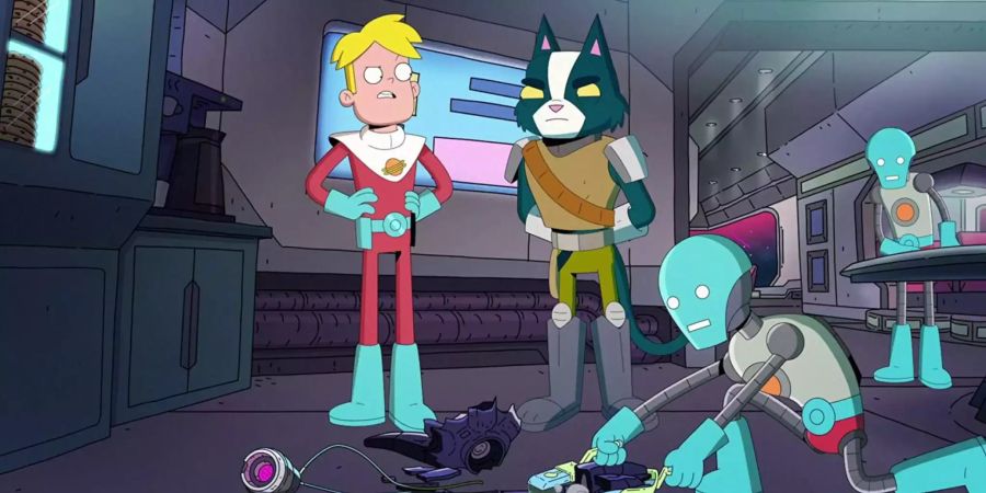 Szenenbild aus der Animationsserie «Final Space» auf Netflix.