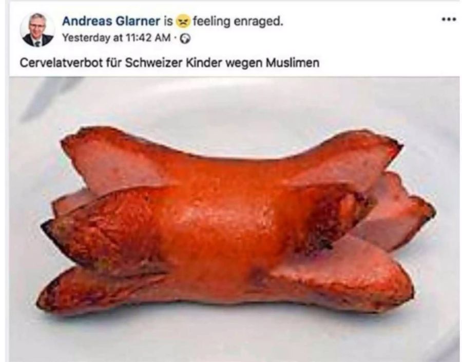 Andreas Glarner ist mit den betroffenen Schulen nicht zufrieden – und gibt Muslimen die Schuld.