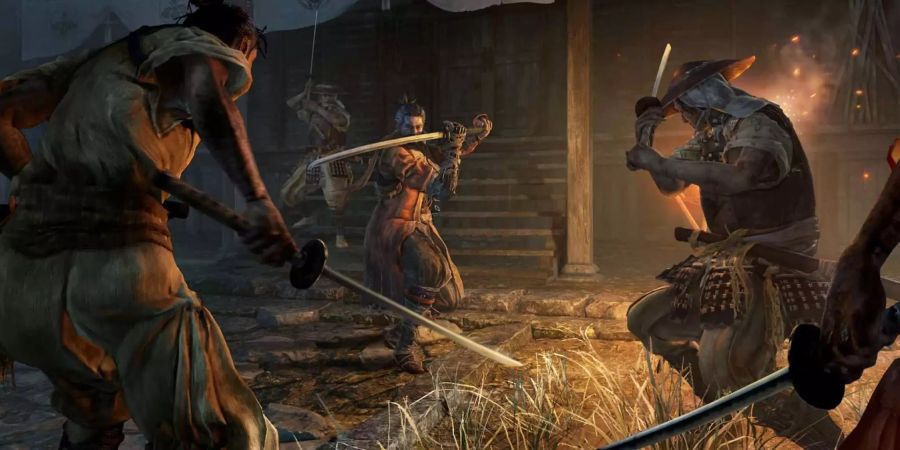 In «Sekiro: Shadows Die Twice» wird viel Blut vergossen.