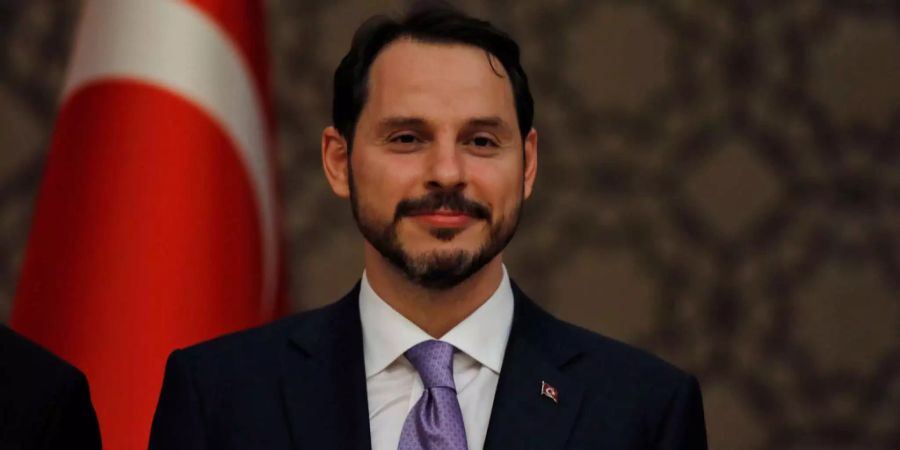 Der türkische Finanzminister, und Schwiegersohn von Präsident Recep Tayyip Erdogan, Berat Albayrak.