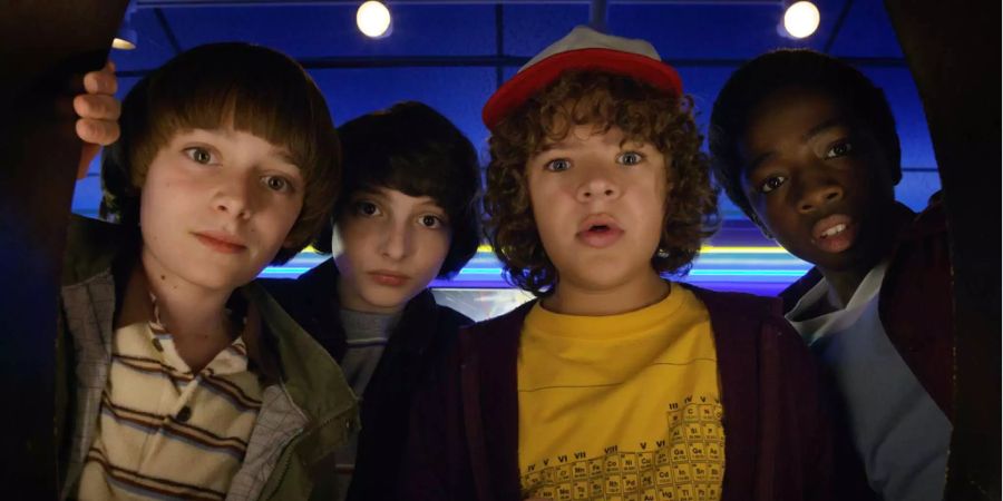 Die «Stranger Things»-Schauspieler: Noah Schnapp, Finn Wolfhard, Gaten Matarazzo and Caleb Mclaughlin.