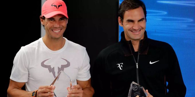 Ein Duell für die Ewigkeit: Rafael Nadal und Roger Federer kämpfen einsam an der ATP-Spitze. Ein Duell für die Ewigkeit: Rafael Nadal und Roger Federer kämpfen einsam an der ATP-Spitze.