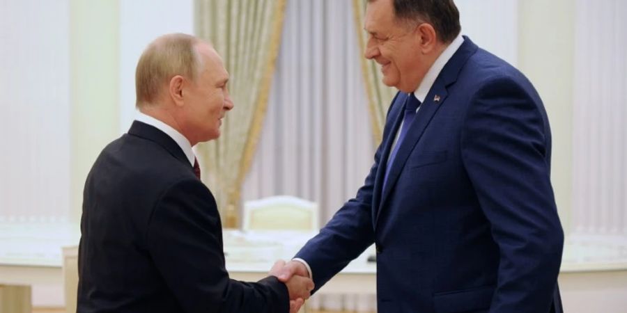 Serbenführer Dodik im September bei Putin in Moskau