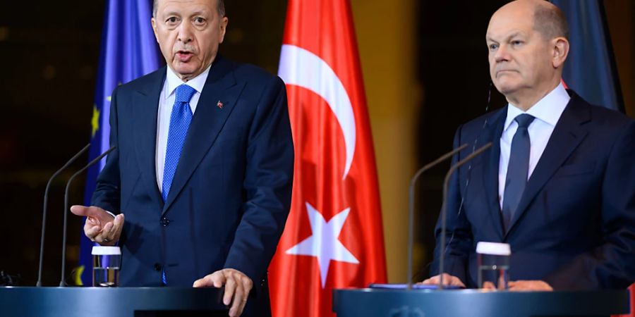 Olaf Scholz Erdogan Israel