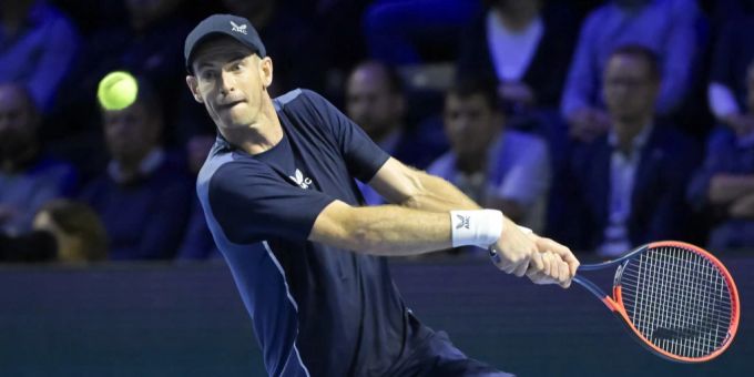 Andy Murray bei einem Turnier. andy murray