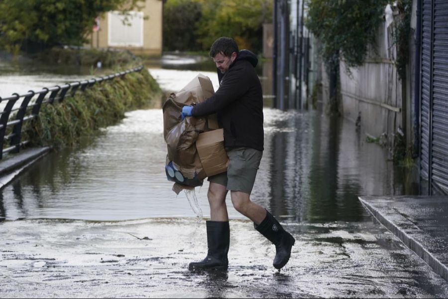 In England tobte das Tief ebenfalls.