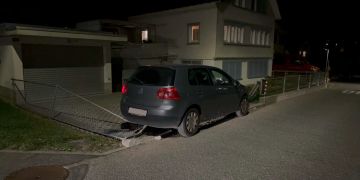 Selbstunfall in Heiden