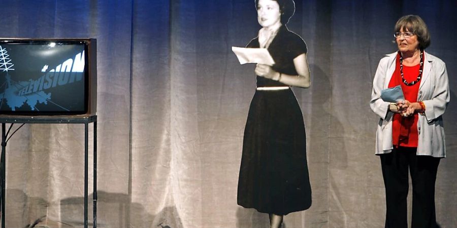 Eva Mezger-Haefeli bei den Proben zu Friedrich Dürrenmatts «Der Besuch der alten Dame» im Zürcher Schauspielhaus im Jahr 2007. (Archivbild)