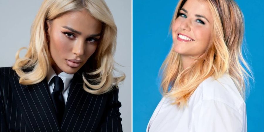 Loredana (l.) und Beatrice Egli vervollständigen die «DSDS»-Jury.