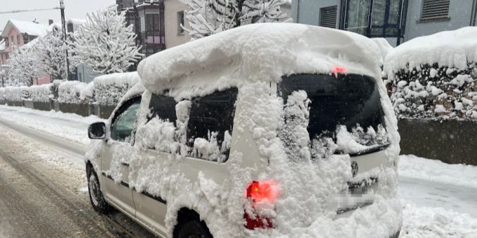 St. Gallen: 19 Anzeigen wegen Schneelasten auf dem Autodach. St. Gallen