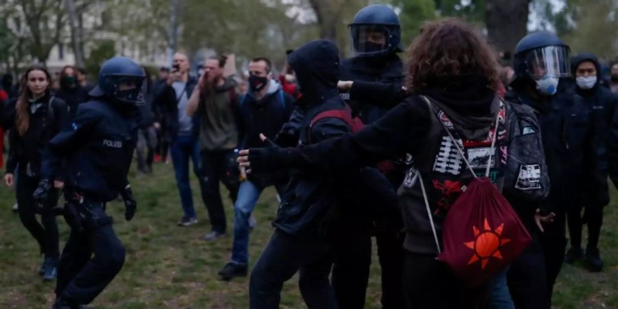 Protest in Berlin-Kreuzberg