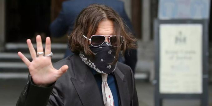 Johnny Depp vor dem Gericht in London Johnny Depp vor dem Gericht in London