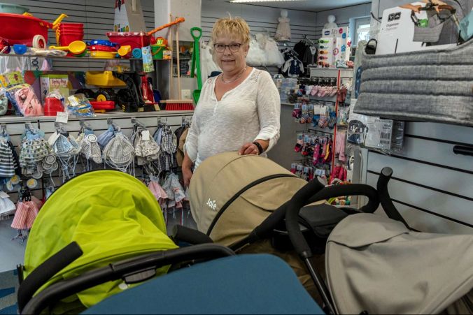 Zählsystem für KundInnen beim Baby-Center in Steffisburg