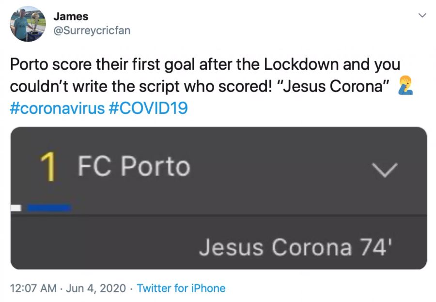 Das Tor von Jesus Corona sorgte auf Twitter für Reaktionen.