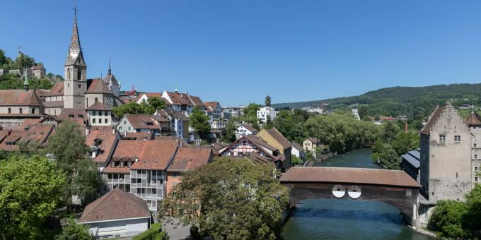 Die Altstadt von Baden. Die Altstadt von Baden.